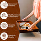Premium Acacia Wood Serving Tray-14"L x 10" W x 2" H