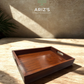Premium Acacia Wood Serving Tray-15"L x 11" W x 2" H