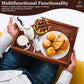 Premium Acacia Wood Serving Tray-15"L x 11" W x 2" H