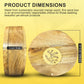 Premium Mango Wood Spice Box (7-Section)